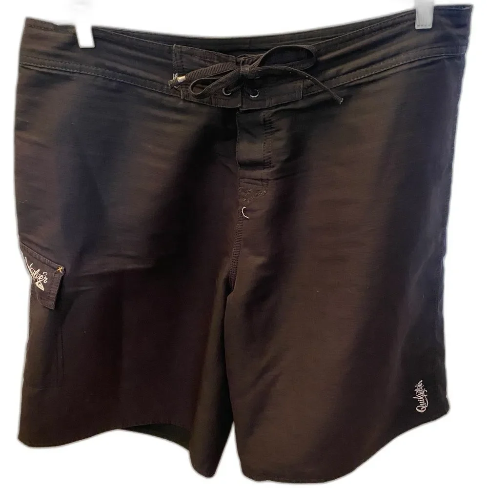 Quiksilver Black Swim Trunks Men's